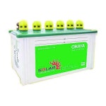 Tubular Okaya Solar Battery, Capacity: 100 Ah, 12V, Rs 6000 /unit | ID: 16258838733 Okaya Solar Battery