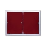 Inspace Red Notice Board - With Glass Door, For School, Rs 5060 /number | ID: 21845266912 Notice Board   With Glass Door