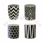 Black And White Round Bone Inlay Coffee Table, Rs 6999 M.A Crafts India | ID: 23480178355 Round Bone Inlay Coffee Table