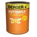 Oil Based Paint Metal Berger Butterfly GP Enamel, For Industrial, Packaging Size: 20 Ltr, Rs 154 /litre | ID: 22378990697 Berger... 