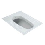 White Indian Toilet Seat, Ceramiqa Tiles & Sanitary Wares | ID: 20354464862 Indian Toilet Seat