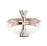 Women Rose Gold Diamond Ring SGI R002, Shree Giriraj Impex | ID: 22334119088 Rose Gold Diamond Ring Sgi R002