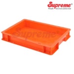 Orange And Plastic Supreme SCL 403006 Material Handling Crates... 6 Ltr, | ID: 2225374112 Supreme Scl 403006 Material Handling Crates