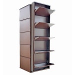 Stainless Steel Brown Shoe Rack, 5, Rs 4500 /piece Mak Trading Company | ID: 14515489255 Shoe Rack