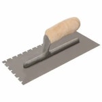Stainless Steel 202 Ms Notch Trowel, Size: 250x125, Rs 130/piece | ID: 18301492562 Ms Notch Trowel