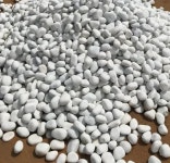 Pebble Stone Round,Oval White Pebbles, For Landscaping at Rs 12000/ton in Jaipur White Pebbles