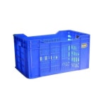 Rectangular Mesh Fruit And Vegetable HDPE Crate, Size: 615x508x205 Mm, Capacity: 25 Kg, Rs 310 /none | ID: 22489835762 Fruit And... 