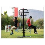 Manual CHEST CUM SEATED PULLAR, For Outdoor Gym Equipments, | ID: 22639843691 Chest Cum Seated Pullar