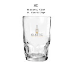 GLASTIC TRANSPARENT Tea Glass C6, For Home, Rs 7 /piece Glastic Global Private Limited | ID: 22614384512 Tea Glass C6
