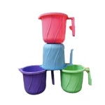 Plain 1L Plastic Mug, For Bathroom, Rs 60 /dozen Cybrid Polyplast | ID: 24036053348 1l Plastic Mug