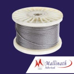 Stainless Steel 500 mm/reel SS Wire Rope 7 x 19, Diameter: 1-60 mm, Rs 30 /meter | ID: 21728753888 Ss Wire Rope 7 X 19