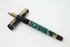 動作確認済み★万年筆★ウォーターマン フィリアス グリーン マーブル Waterman ペン先 EF 極細字☆ /【Buyee】 Buyee... 