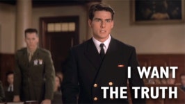 어 퓨 굿 맨 (A Few Good Men) 톰 크루즈 비주얼 좋아하니? - 스퀘어 카테고리