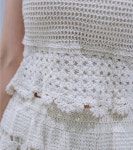 나인그랩 Veniece 크로쉐 손뜨게 니트 레이스 투피스 세트 - 크롭 니트 + 니트롱스커트 세트 - 30%할인