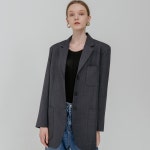 애드빈스용산지부 | 에이랜드 [애드센스] VINCE WOOL JACKET_CHARCOAL