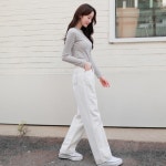 에이랜드 [메이드바이7310] [madeby7310] 파도 슬림 일자 와이드핏 팬츠