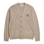 에이랜드 [BC BY BEYONDCLOSET] NOMANTIC LOGO KNIT WOOL CARDIGAN CAPPUCCINO
