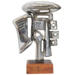 Mid Century Chrome Sculpture - 279 For Sale on 1stDibs