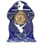 Purple Porcelain Clocks - 5 For Sale on 1stDibs