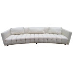 Long Sofa Curved - 864 For Sale on 1stDibs