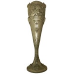Antique French Art Deco Silver Plated Engraved Vase Signed Andre Villien 1920 For Sale at 1stDibs  Antique French Art Deco Silver... 