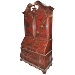 9th Century English Gilt Chinoisoire Bookcase Secretary Or Desk - 626538 For Sale on 1stDibs