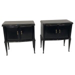 Pair of Midcentury Mahogany Pomelè Nightstands, Italy, 1940s-1950s For Sale at 1stDibs Pair of Midcentury Mahogany Pomelè...