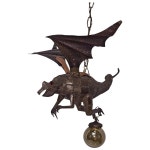 Dragon Light - 386 For Sale on 1stDibs | dragon light fixture... fixture, dragon ceiling light Dragon Light - 386 For Sale on 1stDibs