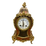Antique 19thc French 8 Day Bell Striking Red Shell and Inlaid Boulle Mantle Clock For Sale at 1stDibs | bell striking clock, 8... 