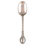 Hans Hansen Silverware Number 2, 13 Dessert Spoons in All Silver For Sale at 1stDibs Hans Hansen Silverware Number 2, 13 Dessert... 