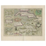 Colton and Co. Hand Colored Engraved Map of Cuba, Jamaica, and... Colton and Co. Hand Colored Engraved Map of Cuba, Jamaica, and... 