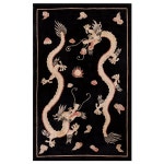 Vintage 1980s Chinese Silk Carpet ( 3 x 5 - 92 x 152 cm ) For Sale at 1stDibs | 1980s carpet Vintage 1980s Chinese Silk Carpet... 