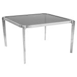 French Mid-Century Modern Coffee Table with Fluted Legs For Sale at 1stDibs French Mid-Century Modern Coffee Table with Fluted Legs