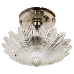 Art Deco Flush Mounted Light Fixtures - 14 For Sale on 1stDibs