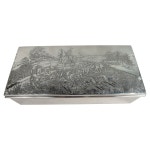 Large English Edwardian Modern Sterling Silver Box at 1stDibs Large English Edwardian Modern Sterling Silver Box