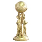 Bronze Gold Gild Statue 'the World Is Yours', 20th Century at 1stDibs | the world is yours statue full size, the world is yours...