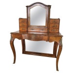 Antique Leather Top Bonheur Du Jour Writing Desk For Sale at 1stDibs Antique Leather Top Bonheur Du Jour Writing Desk