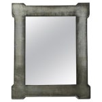 Small brutalist metal wall mirror by Don Drumm, signed, late 20th century For Sale at 1stDibs Small brutalist metal wall mirror... 