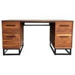 Mid-Century Modern Executive Solid Walnut Desk at 1stDibs Mid-Century Modern Executive Solid Walnut Desk