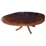 Round/ Oval Gerorge III-Style dining table dark walnut at 1stDibs Round/ Oval  Gerorge III-Style dining table dark walnut