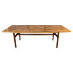 Jens Risom Monumental Bowed-Edge Walnut Dining Table, 1960s at 1stDibs Jens Risom Monumental Bowed-Edge Walnut Dining Table, 1960s