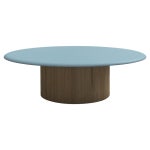 Round Coffee Table In Custom Lacquer and Wood Finishes For Sale at 1stDibs Round Coffee Table In Custom Lacquer and Wood Finishes