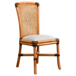 Set Of 10 Rattan - 53 For Sale on 1stDibs