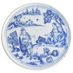circa 1680 at 1stDibs | nevers blue Late 17th Century Nevers French Faience  Blue and White Tazza,  circa 1680
