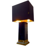 Brass And Chrome Lamp - 356 For Sale on 1stDibs