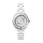 J12 H2565 at 1stDibs | chanel ceramic watch, chanel j12 watch... Titanium Ceramic Gray Diamond Dial Quartz Ladies Watch J12 H2565