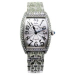 Model 1752QZD at 1stDibs Franck Muller White Gold Diamond Curvex Quartz Wristwatch Model 1752QZD