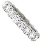 Tiffany and Co. Eternity Diamond Eternity Ring For Sale at 1stdibs Tiffany and Co. Eternity Diamond Eternity Ring