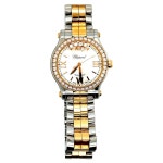 Chopard Happy Sport 18ct Rose Gold Steel Ladies Watch 8573 at 1stDibs | chopard 8573 Chopard Happy Sport 18ct Rose Gold Steel... 