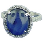 Cabochon Burma Sapphire Ring For Sale at 1stdibs Cabochon Burma Sapphire Ring | 1stdibs.com